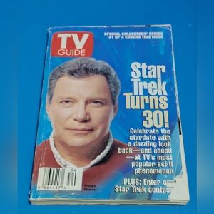 TV Guide Magazine - Star Trek 30th Anniversary Cover August 1996